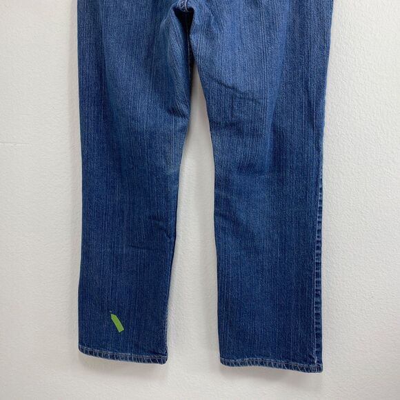 Lee Riders Blue Jeans 12 P 34x28 Relaxed Fit Straight Leg Mid Rise Stretch - Picture 11 of 14
